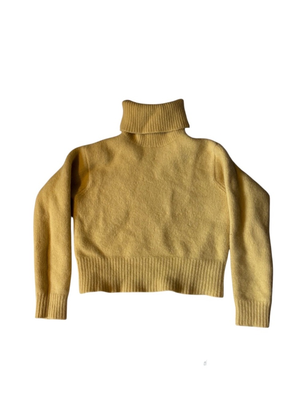 J. Crew Golden Yellow Turtleneck Sweater